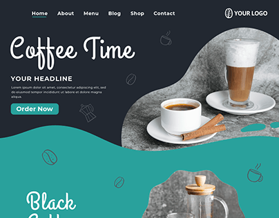 Coffee Time Landing Page
