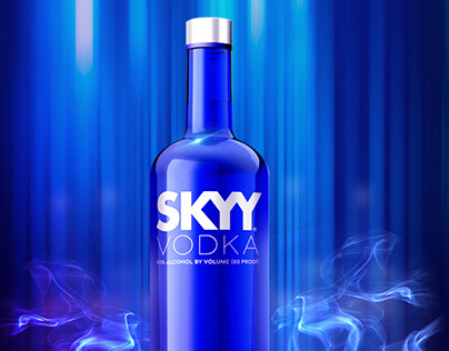 Skyy Vodka Ad Design