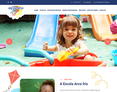 Website: Escola Arco-Íris