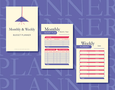 Monthly & Weekly budget planner