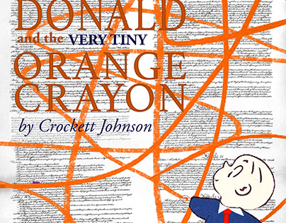 Donald and the very tiny orange crayon