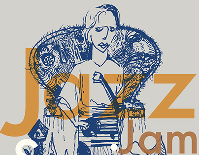 Jazz Jam Session Poster Design