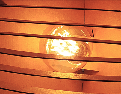 Enosis Lamp | Handmade Recyclable Cardboard Design