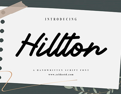 Hillton Script Font