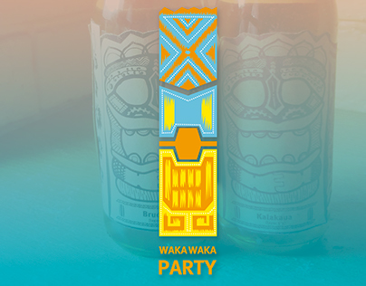 Diseño Cerveza "Waka Waka Party" 