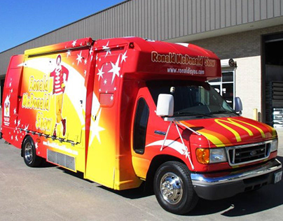 Houston Ronald McDonald Show Vehicle Wrap