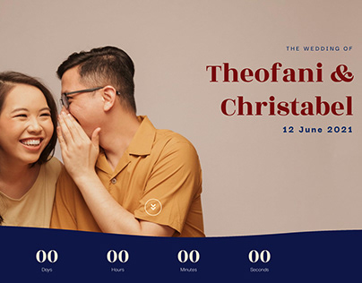 Project thumbnail - Wedding website of Theofani & Christabel
