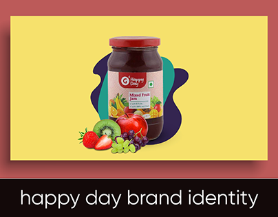 Project thumbnail - happy day foods brand identity