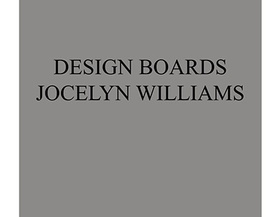 Design Boards for Computed Aided Design Course