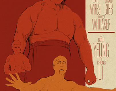 Bloodsport Movie Poster Illustration