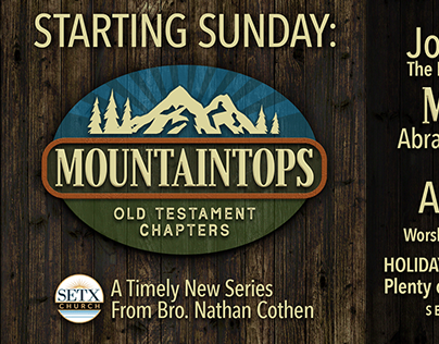 Project thumbnail - Mountaintops Teaching Series Art and Graphic Design