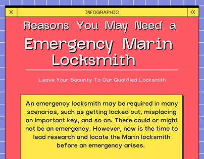 Reasons You May Need a 24 Emergency Marin Locksmith