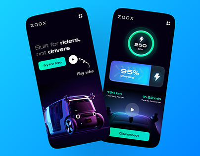 ZOOX Electric Car Charging Stations App