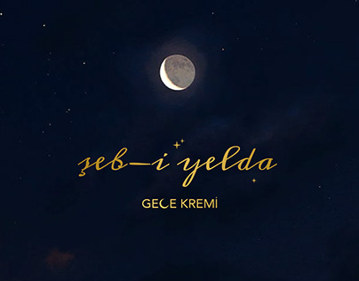 Şeb-i Yelda Night Cream Logo and Package Design