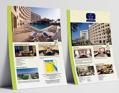 swiss inn hotel factsheet design