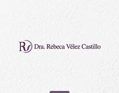Diseño de logotipo Dra. Rebeca Vélez Castillo