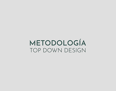 Metodología Top Down Design