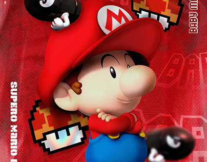 Poster design Baby Mario