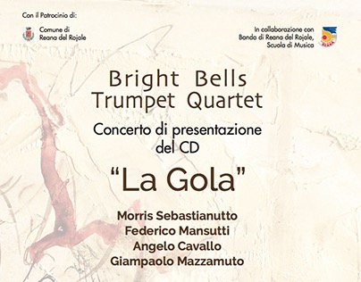 Poster -  Concert of the Bright Bells Trumpet Quartet.
