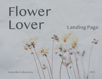 Flower Lover (Landing page)