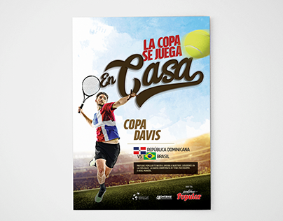 Publicación de Pinturas Popular para la Copa Davis.