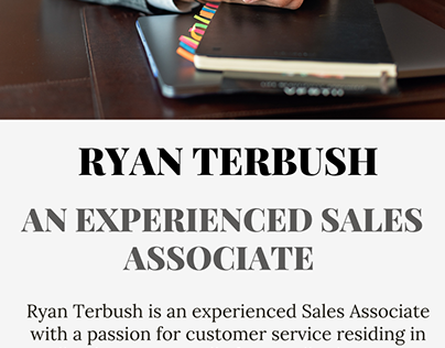 Ryan Terbush - An Experienced Sales Associate