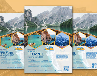 Traveling Poster Flyer Design
