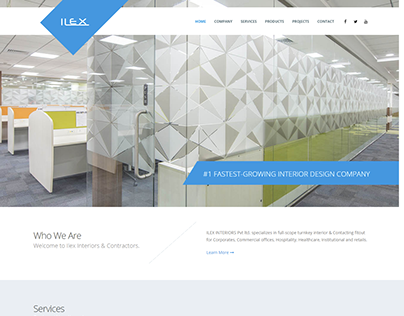 Ilex Interiors | Website Design