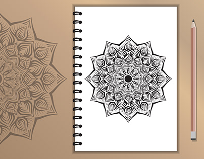 Stylist and attractive nakshi or mandala design