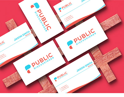Public Discussioner Logo / Modern Logo / Logo
