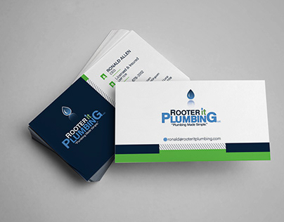 ROOTER IT PLUMBING | BUSINESS CARD | CORPORATE LOGO