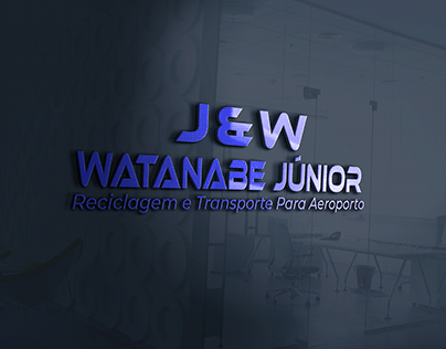 Projeto logo e cartão de visita Watanabe Júnior / Japão