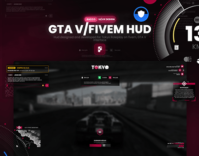 Project thumbnail - GTA V/FIVEM INTERFACE (HUD)