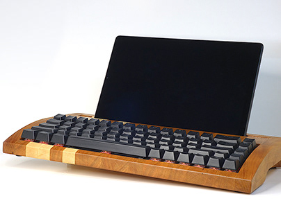 Built for writers, hardwood tablet keyboards