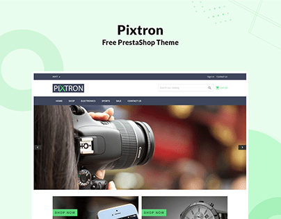 Pixtron- Electronics Ecommerce Template