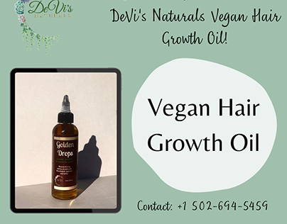 DeVi's Naturals Vegan Hair Growth Oil!