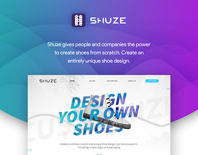 Website- Shoes app Advertising page