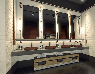 Restroom Interior Visualisation
