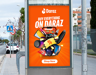 Manipulated Billboard for Daraz