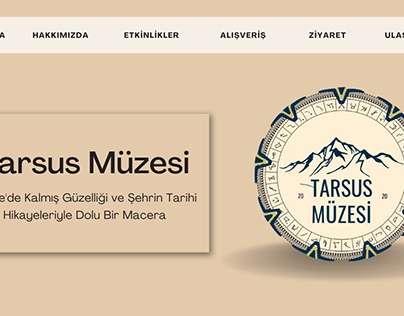 Tarsus Müzesi Yenilenen Web Site Tasarımı