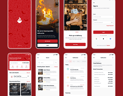 Foody - Food Delivery & Reservation App UI Kit