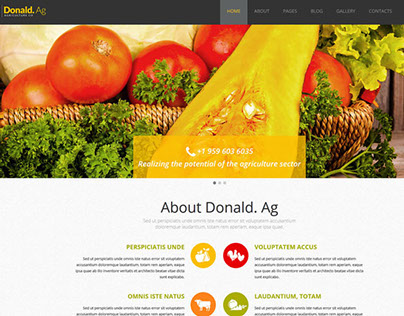 Agriculture Joomla! Template 55599