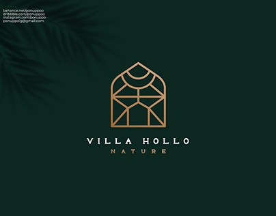 Villa Hollo Logo Design