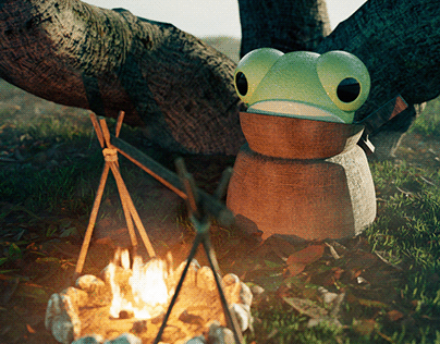 Campfire Frog