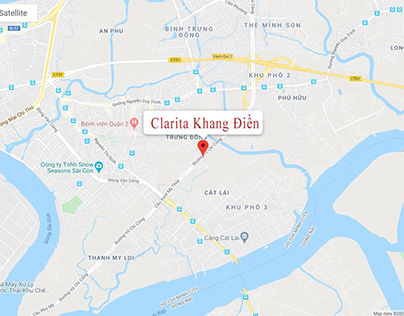 Vị trí - Nhà phố Clarita Khang Điền