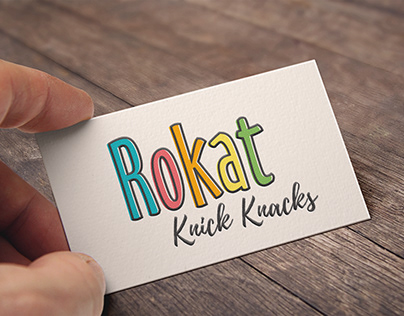 Rokat Knick Knacks Logo Design