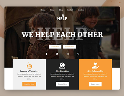 NGO Charity Web Design
