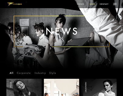 FashionOne - UI/UX Website