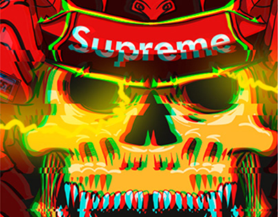 Samurai Skull CyberPunk