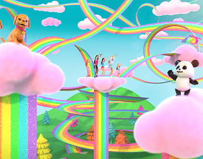 Project thumbnail - Cloudland Rainbows (Environment 4 Barbie Music Videos)